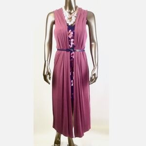 CLOSING SALE - ULAROE *NWT JOY DUSTER VEST SIZE (2X)  SIDE SLIT VEST